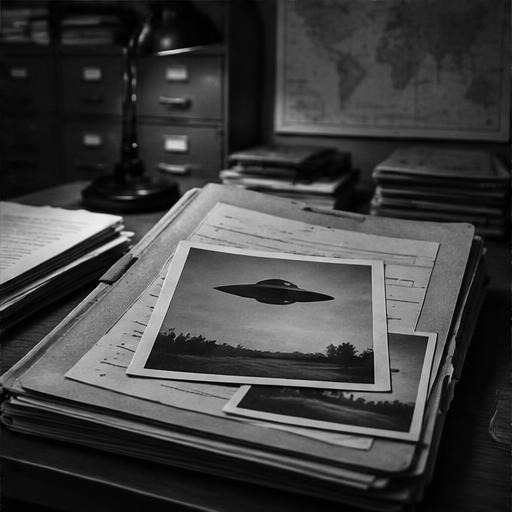 Illustration accompanying: Project Blue Book: the files behind the flying-saucer era